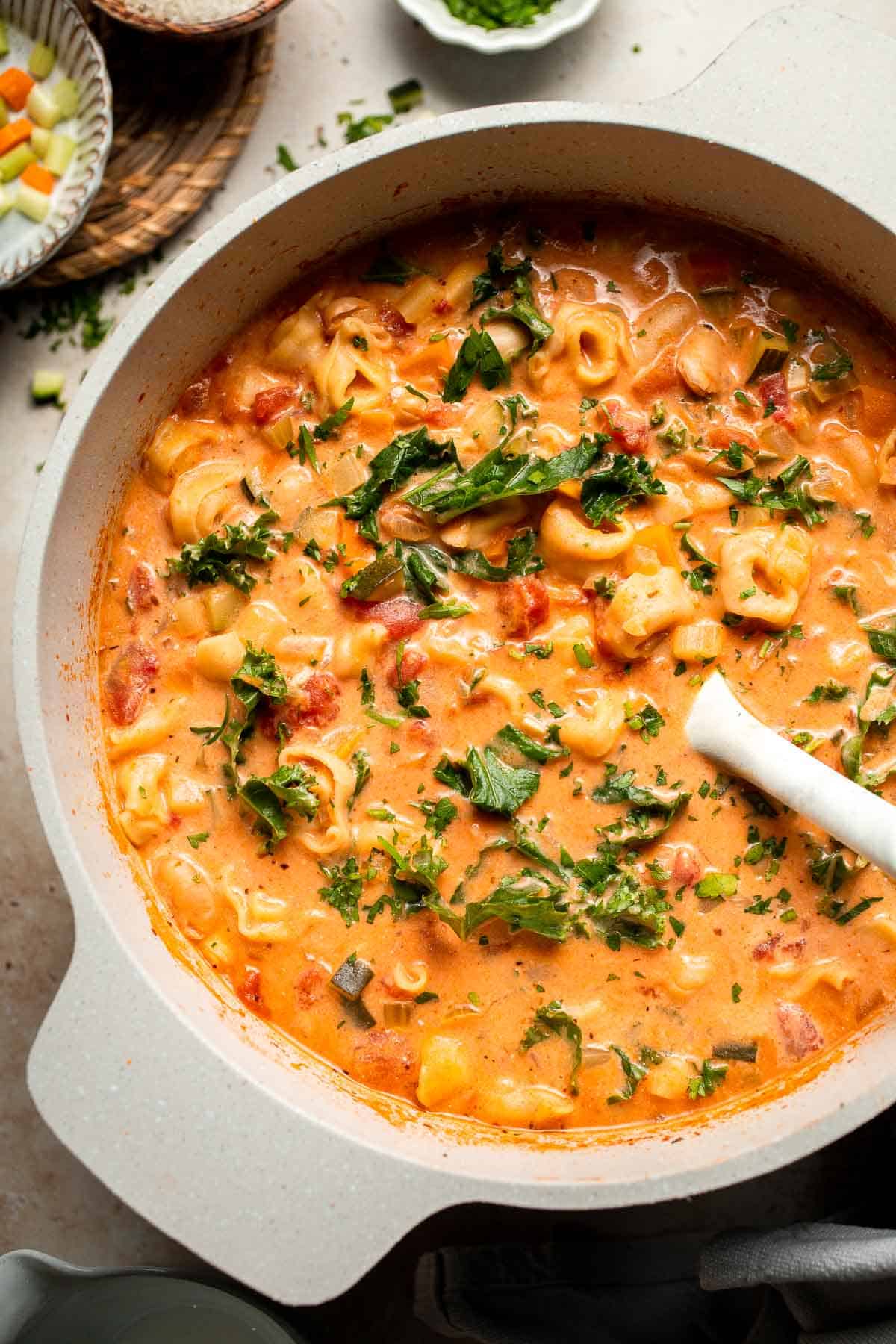 Why Creamy Tortellini Minestrone is Your Family's New Favorite